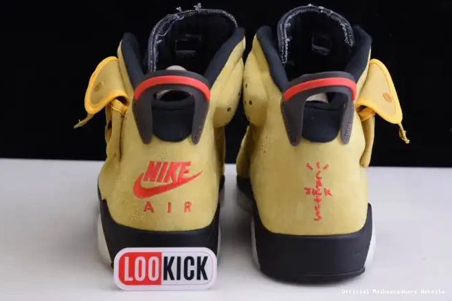 Official Maikesneakers JORDAN SCOTT CN1084-300 YELLOW X 6 TRAVIS AIR 0329